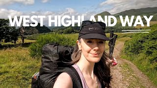 Walking the West Highland Way  A Solo Adventure July Summer [upl. by Cammie]