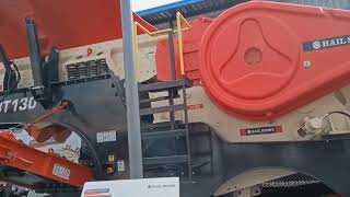 Hailstone Excon 2023 Jaw crusher Cone crusher Track mounted plant [upl. by Noryv347]