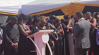 TABITHA GATWIRIS BODY ATTIVES BURIAL CEREMONY UNDERWAY AT THIITI CULTURAL CENTRE MERU [upl. by Naerb848]