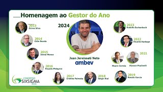 Homenagem Jean Jereissati  AMBEV  Congresso Internacional Six Sigma Brasil [upl. by Jillane]