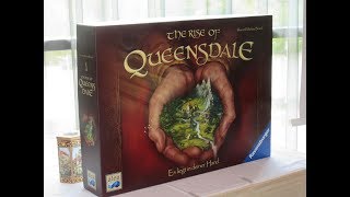 2018 Neuheit  The rise of Queensdale Ravensburger  alea  Essen 2017 [upl. by Ruddy]