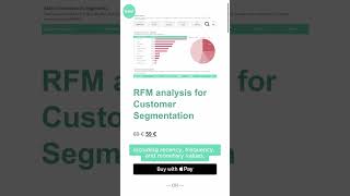 RFM analysis in Google Sheets and Looker Studio customeranalytics rfmanalysis googlesheets [upl. by Ardnekal819]