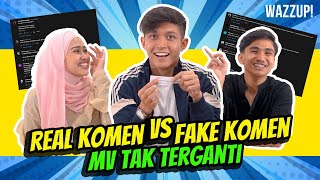 Real Komen Vs Fake Komen MV Tak Terganti  Haikal Farid Aidilia Hilda Reedzwann [upl. by Jacki]