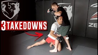 3 Ways to Set Up the DoubleLeg Takedown in MMA [upl. by Kahaleel882]