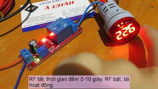 DELAY TIMER NE555 SWITCH RELAY [upl. by Franny]