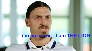 Zlatan Ibrahimovic Interview Moments [upl. by Ardnosal]