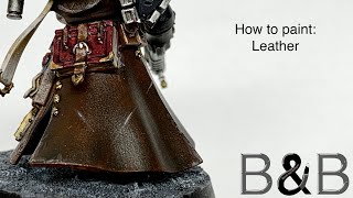 How to paint Leather [upl. by Maples]