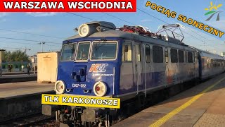 WAKACYJNE POCIĄGI WARSZAWA WSCHODNIA POCIĄG SŁONECZNY KOLEJE MAZOWIECKIE [upl. by Ayihsa3]