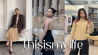 VLOG  what i wear in a week attending my first gala [upl. by Htor]