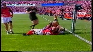 Trevor Leota match winning try vs Munster 2004 [upl. by Kuth87]