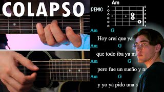 Colapso  Kevin Kaarl GUITARRA Tutorial  DEMO  Acordes [upl. by Adnohrahs553]