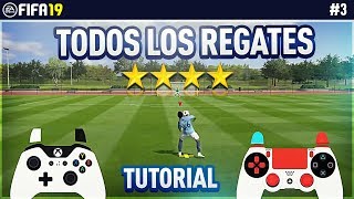 FIFA 19 REGATES EFECTIVOS 3  ⭐️4 FILIGRANAS TUTORIAL REGATES AVANZADOS [upl. by Arotal]