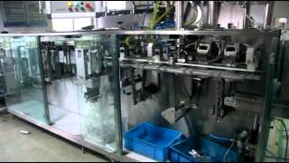 Stand up pouch with spout making machine [upl. by Wohlert]