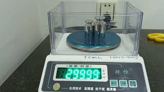 ZHUHENG JCS3102C Calibration of Electronic balance 600g [upl. by Carling]