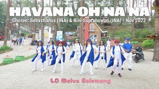 Havana Oh Na Na Line Dance  Choreo Bastian amp Poppy  High Beginner  LD Melva Balemong [upl. by Gnous]