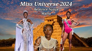 Miss Universe Malta 2024 Beatrice Njoya missuniverse2024 MissUniverso2024 [upl. by Clarine996]