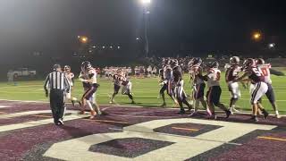 Auburn quarterback Matt Smith 4 converts a 2point conversion against East SyracuseMinoa [upl. by Sammy789]