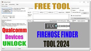 Firehose Finder Tool 2024  Qualcomm Devices Programmer Firehose Search Tool [upl. by Einnek]