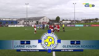 NIBFA TV LIVE  U14 Larne Youth v Glenavon Academy 230923 [upl. by Rhpotsirhc]