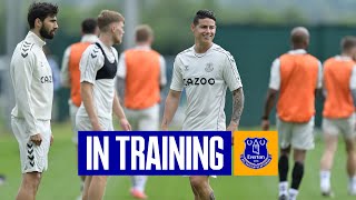 RAFAEL BENITEZS FIRST EVERTON TRAINING SESSION [upl. by Yesmar]