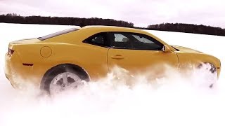 Chevrolet Camaro езда зимой по снегу [upl. by Hightower]