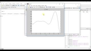 Calculus using MATLAB 25  Integration find the area of curve [upl. by Ltihcox762]