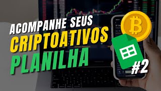 Planilha  Dashboard de Acompanhamento de Investimentos  Criptomoedas Tokens DeFis Ações e  2 [upl. by Zulema]