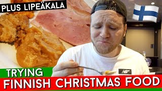 TRYING FINNISH CHRISTMAS FOOD [upl. by Anirahtak714]