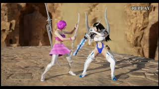 Soul Calibur 6 Miss Heed vs Satsuki [upl. by Corbet381]