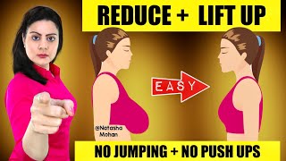 Reduce Breast Fat FAST Naturally🔥 Lose Breast Size in 10 Days  Easy Chest Breast Fat Loss Workout [upl. by Nenerb]