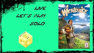 Wendake  Brettspiel Live Lets PLay Solo  2 [upl. by Korns]