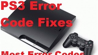 How to Fix Most PS3 Error CodesErrors [upl. by Gisela]