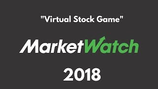 Market Watch Tutorial Stock Market Competition 2018 NHSA [upl. by Kissner164]