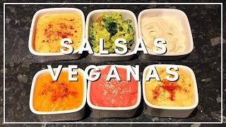 6 SALSAS VEGANAS FÁCILES [upl. by Harlan]