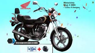 Moto Honda VMEN 125cc Almacenes Tropigas Guatemala [upl. by Rhonda]