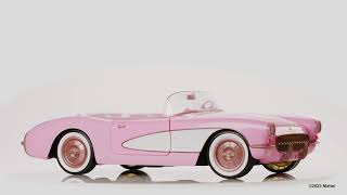 Barbie The Movie Pink Corvette Convertible Car [upl. by Cammie478]