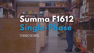 SUMMA F1612 SINGLEPHASE FLATBED CUTTER UNBOXING [upl. by Nylyrehc]