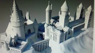 26 6090 CNC router Hogwarts in 3D [upl. by Anekam531]