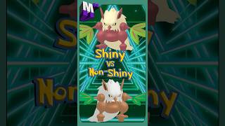 Pokemon Shiny vs Non Shiny  Grass Types Part 3 [upl. by Annabal990]