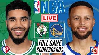 Boston Celtics Vs Golden State Warriors  NBA on Live Full Game Scoreboard Streaming Today 2022 [upl. by Dahsar]