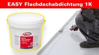 Abdichtung eines Garagendachs mit Alfa EASY Flachdachabdichtung [upl. by Cleveland771]