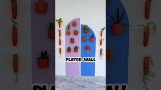 Balcony Wall Makeover Part2  diy makeover plants wallart [upl. by Norm428]