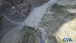 ALLUVIONE IN VALLE DAOSTA i danni in VALPELLINE riprese dalle immagini del drone di CVA [upl. by Lienhard]