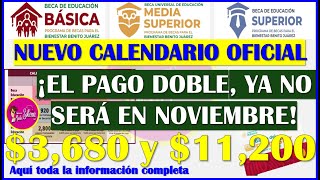 🥳BECAS BENITO JUÁREZ 2024 NUEVO CALENDARIO OFICIAL DE PAGOS🤑 [upl. by Maryann]