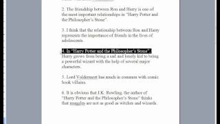 Weak and Strong Thesis statements  Harry Potter Examplesavi [upl. by Erodasi]