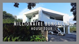 Asias Modern Luxury Hillside Bungalow  Malaysias Extraordinary Homes  House Tour [upl. by Anahpets]