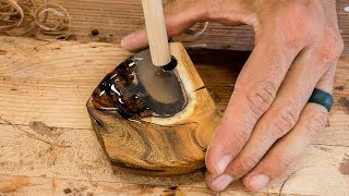 Making An Osage Orange and Epoxy Golf Putter [upl. by Lovett]