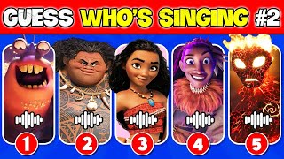 🌊Guess Whos SINGING  Moana 2 Were Back Characters 2 🏝️Moana 2 Were Back Movie Quiz  NT Quiz [upl. by Cordi]