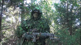 INFANTRY GEAR REVIEW KMCS GHILLIE PONCHO amp GEAR [upl. by Mei]