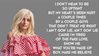 Bebe Rexha amp Florida Georgia Line  Meant To Be with LYRICS [upl. by Owen]